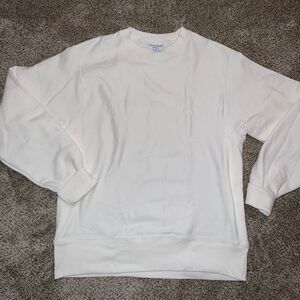 White Champion Crewneck Sweatshirt
